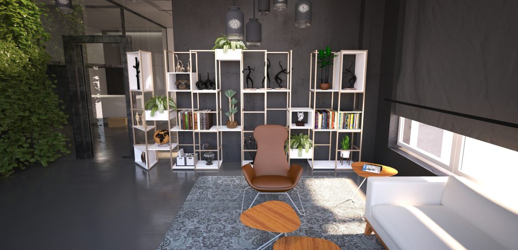 decoração de escritório